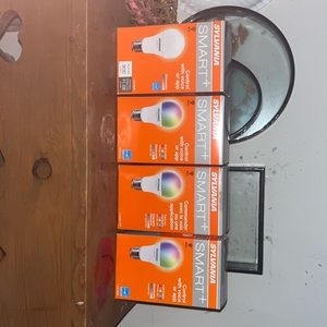 I have four of the Sylvania Smart plus control with voice or app lightbulbs